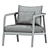 Stylish Numa Outdoor Chair 3D model small image 4