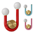 Modern Sphere Wall Lighting Fixture 3D model small image 4