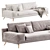 Contemporary Ian Sofa Design 3D model small image 1