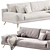 Contemporary Ian Sofa Design 3D model small image 4