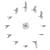 Swallow X Gilded Clock: Elegant Timepiece 3D model small image 3