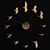 Swallow X Gilded Clock: Elegant Timepiece 3D model small image 4