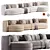 Contemporary UBE Sofa Christopheysi 3D model small image 1