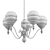 Elegant Creamy Kalco Chandelier 3D model small image 2