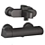 Modern Bathroom Fixture Set with Smooth Finish 3D model small image 3