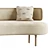 Studioilse Linen Sofa Eclectic Home 3D model small image 4