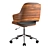 Executive Leather Office Chair 3D model small image 2