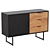 Industrial Chic Loft Design Dresser 3D model small image 5