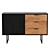 Industrial Chic Loft Design Dresser 3D model small image 6