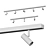 Sleek Adjustable Ceiling Light 3D model small image 2