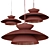  Sleek Metal Pendant Light 3D model small image 3