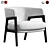  DUO Lounge Armchair by Poltrona Frau 3D model small image 1