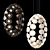 Glowing Noctiluca Light Chandelier 3D model small image 2