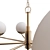 BOMBAZINE 8 Pendant Light Fixture 3D model small image 2