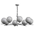 BOMBAZINE 8 Pendant Light Fixture 3D model small image 3