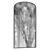 Arched Black Metal Garden Mirrors 3D model small image 3