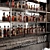 Industrial Style Bar Counter 3D model small image 4