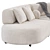 Contemporary Bon Bon Sofa Set 3D model small image 3