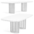 Luna Bianca Dining Table - Elegantly Inspired 3D model small image 4