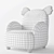 Cozy Koala Kids Armchair 3D model small image 3