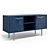 Art Color Leaves TV Stand 3D model small image 6