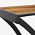 Sleek Modern Keellieh Console Table 3D model small image 5