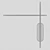 Monti Black Wall Sconce 19 3D model small image 2