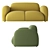 KANO Bigpang Lounge Sofa 3D model small image 3