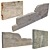 Vintage Ruined Walls Pack 3D model small image 2