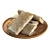 Shawarma Dish with Wooden Tray 3D model small image 2