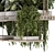 Metal Box Hanging Indoor Plants 3D model small image 6