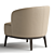 Modern Atlas V Armchair Design 3D model small image 3