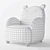 Roar-Tastic Tiger Armchair for Kids 3D model small image 3