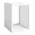 Sleek Wooden Side Table Magazine Rack 3D model small image 3