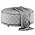 Luxurious Cask Pouf by Expormim 3D model small image 3