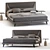 Contemporary Amadeus Cattelan Italia Bed 3D model small image 1