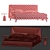 Contemporary Amadeus Cattelan Italia Bed 3D model small image 4