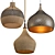 Interchangeable Organic Pendant Light 3D model small image 1