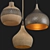 Interchangeable Organic Pendant Light 3D model small image 6