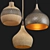 Interchangeable Organic Pendant Light 3D model small image 7