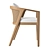 Luxury Teak Dining Armchair 3D model small image 4