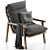 Stylish Stellan Armchair 2016 3D model small image 3