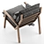 Stylish Stellan Armchair 2016 3D model small image 4
