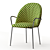 Modern Gray Dining Chair Design 3D model small image 6