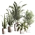 Modern Indoor Plant Set 3D 3D model small image 1