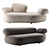  PEBBLE RUBBLE | Moroso Sofa Set 4 3D model small image 1