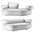  PEBBLE RUBBLE | Moroso Sofa Set 4 3D model small image 4