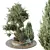  HQ Green Plant Bench Set 3D model small image 1