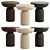 Ash Wood CONVESSO Coffee Table 3D model small image 1