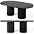 Edinburgh Dining Table with Kato Chair 3D model small image 10